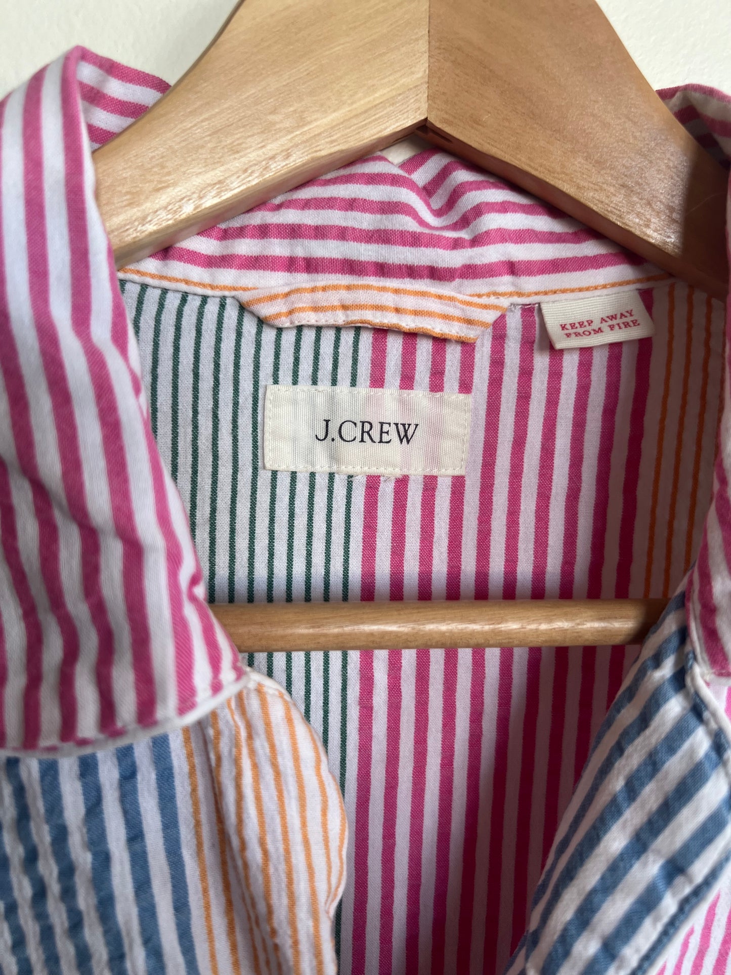 "J. Crew" striped shirt / See measurements