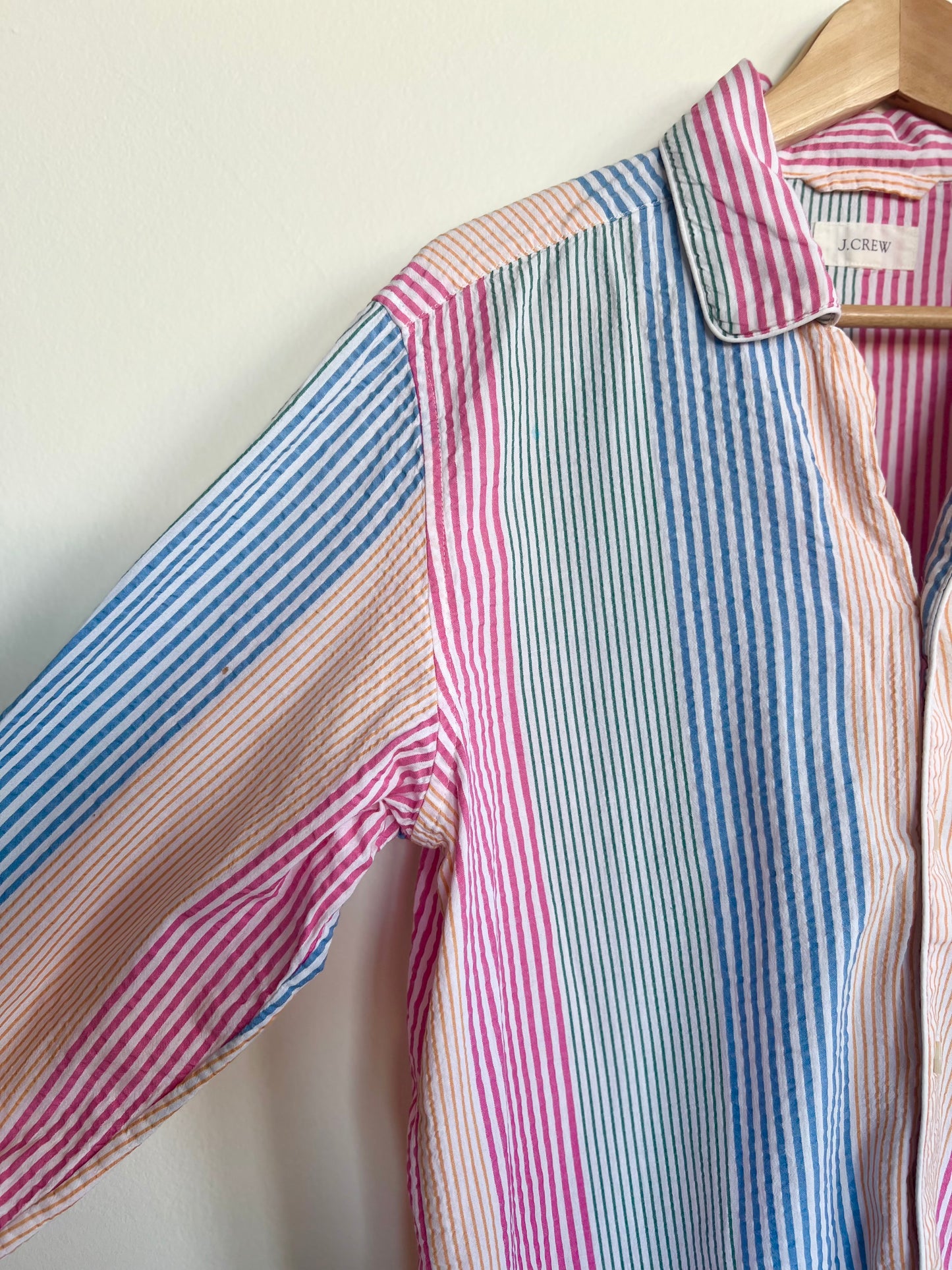 "J. Crew" striped shirt / See measurements