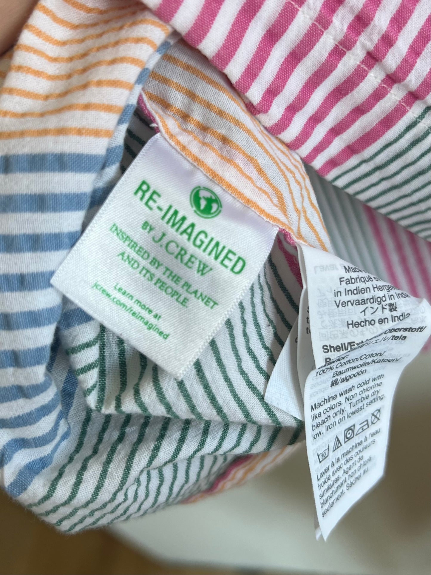 "J. Crew" striped shirt / See measurements