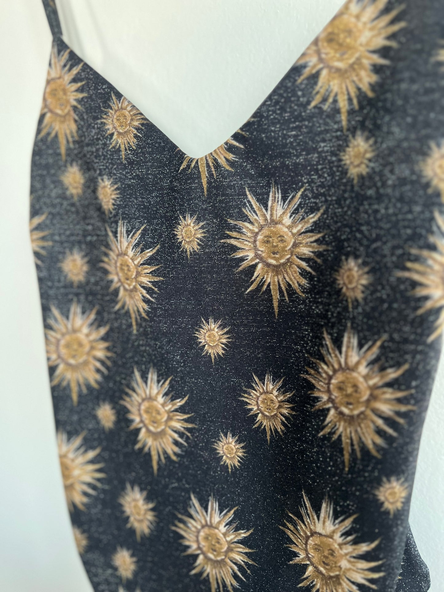 "SEA SALT" sun print one piece swimsuit (Reversible) - Size L