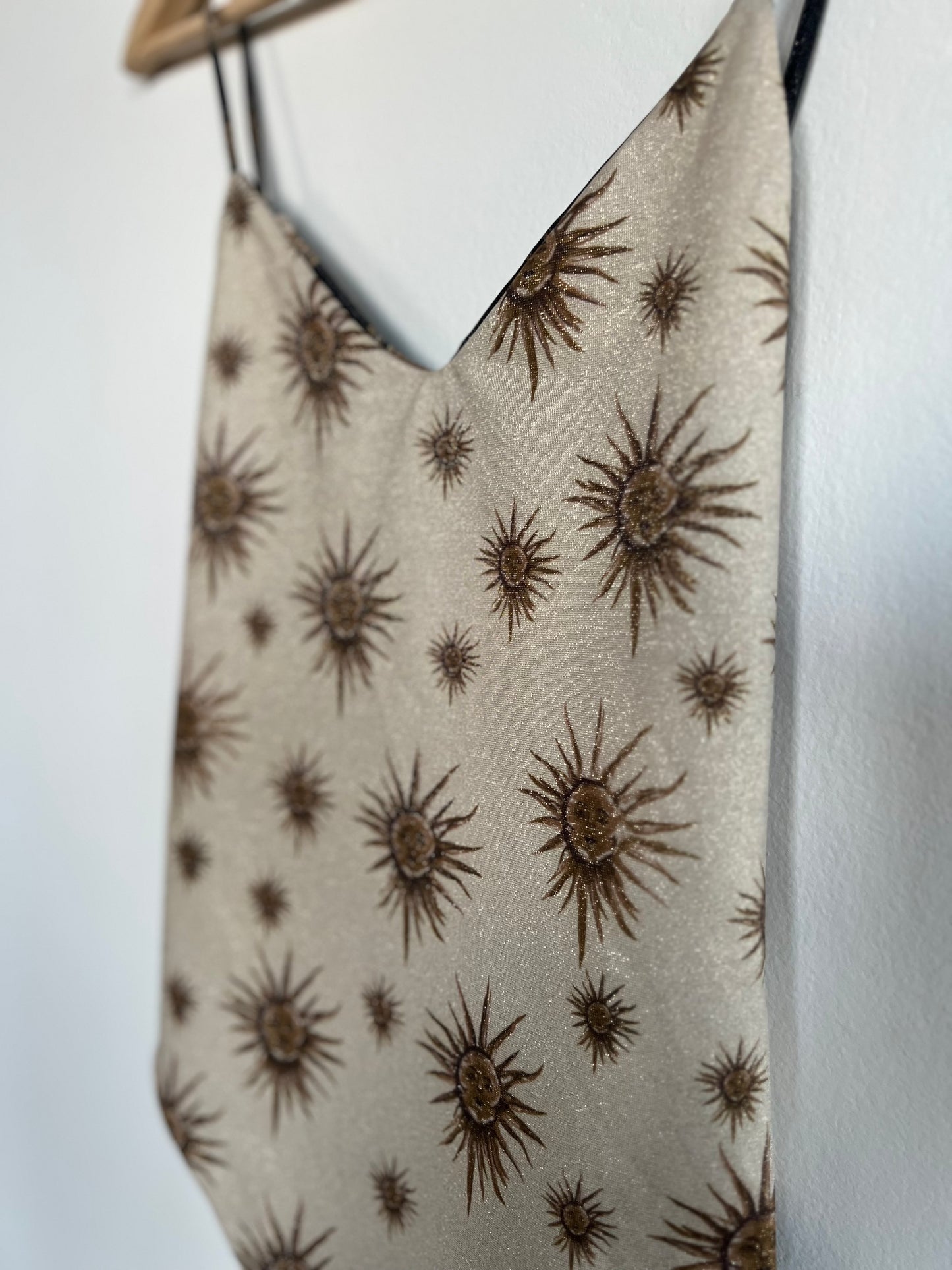 "SEA SALT" sun print one piece swimsuit (Reversible) - Size L