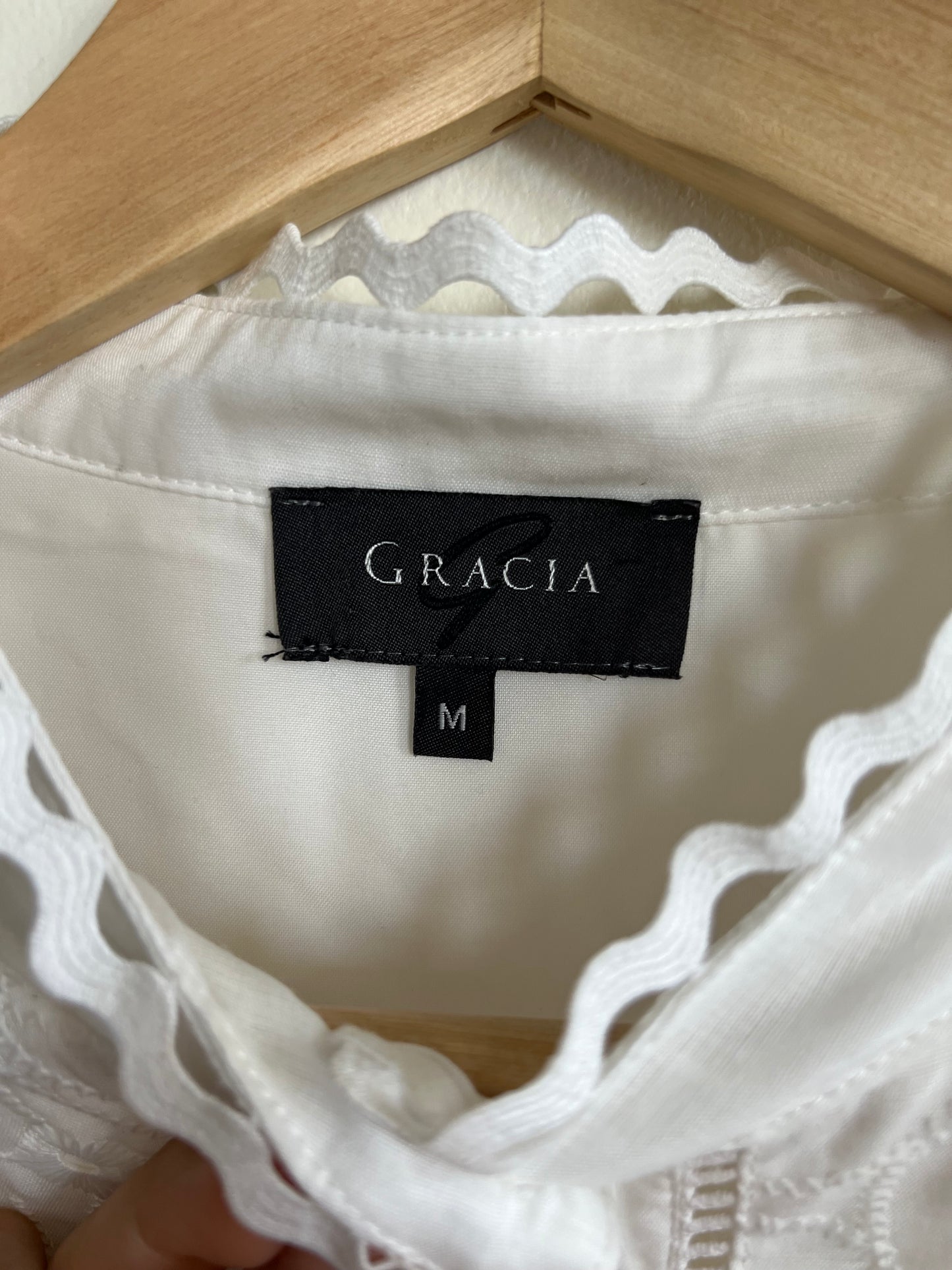 "GRACIA" white dress - Size M