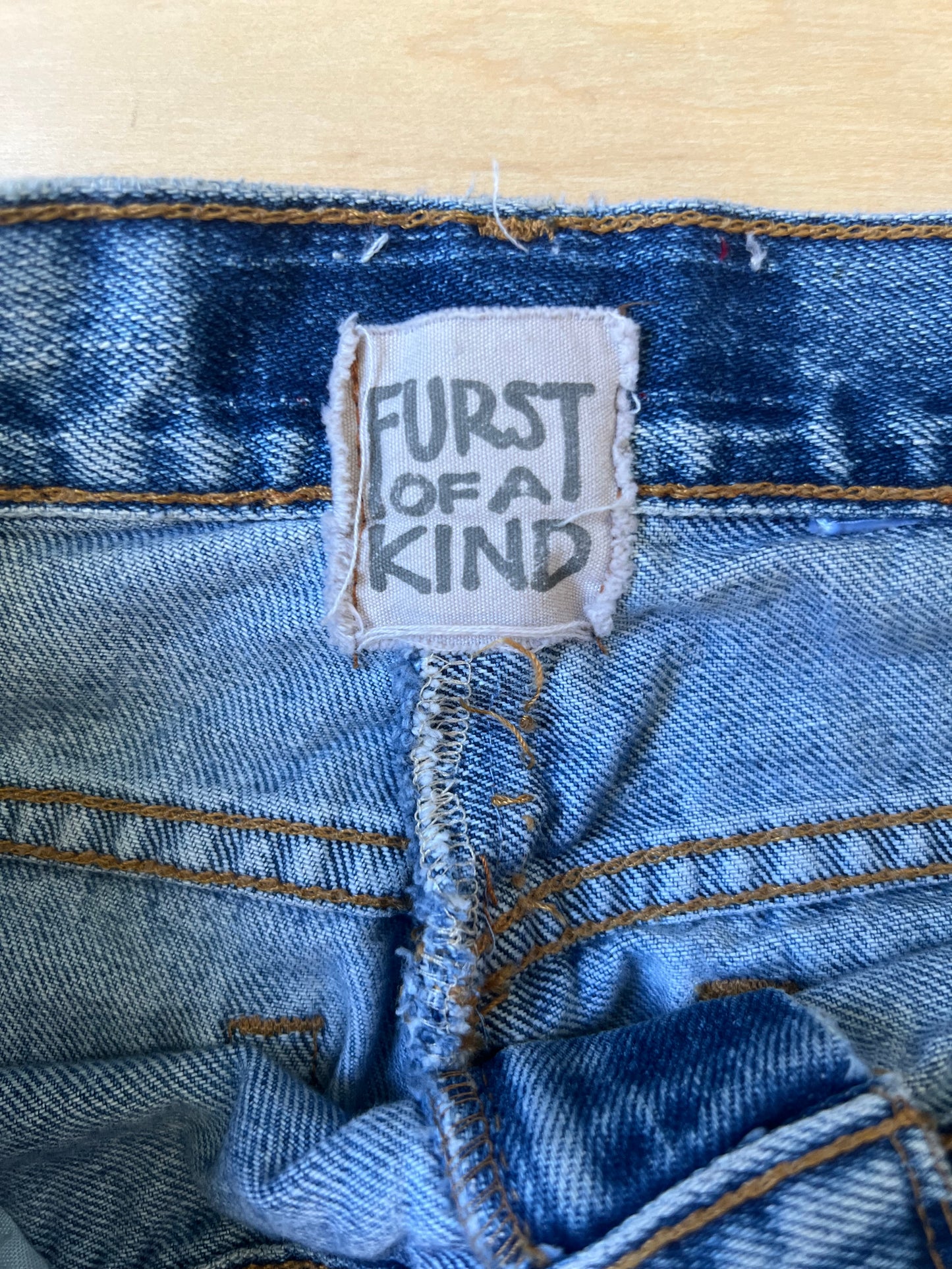 "Furst of a kind" denim maxi skirt - Size M