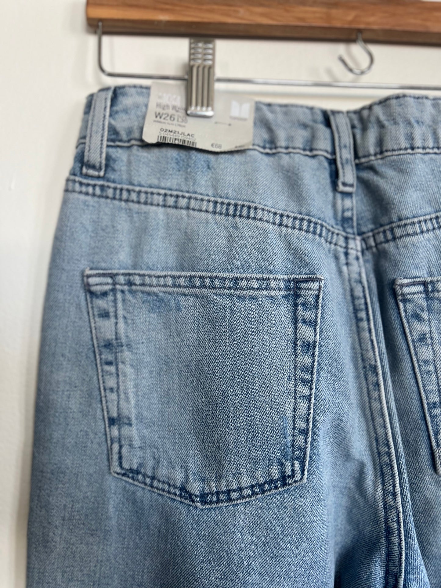 "Topshop Moto"Rio sequin - mom jeans / Size 26