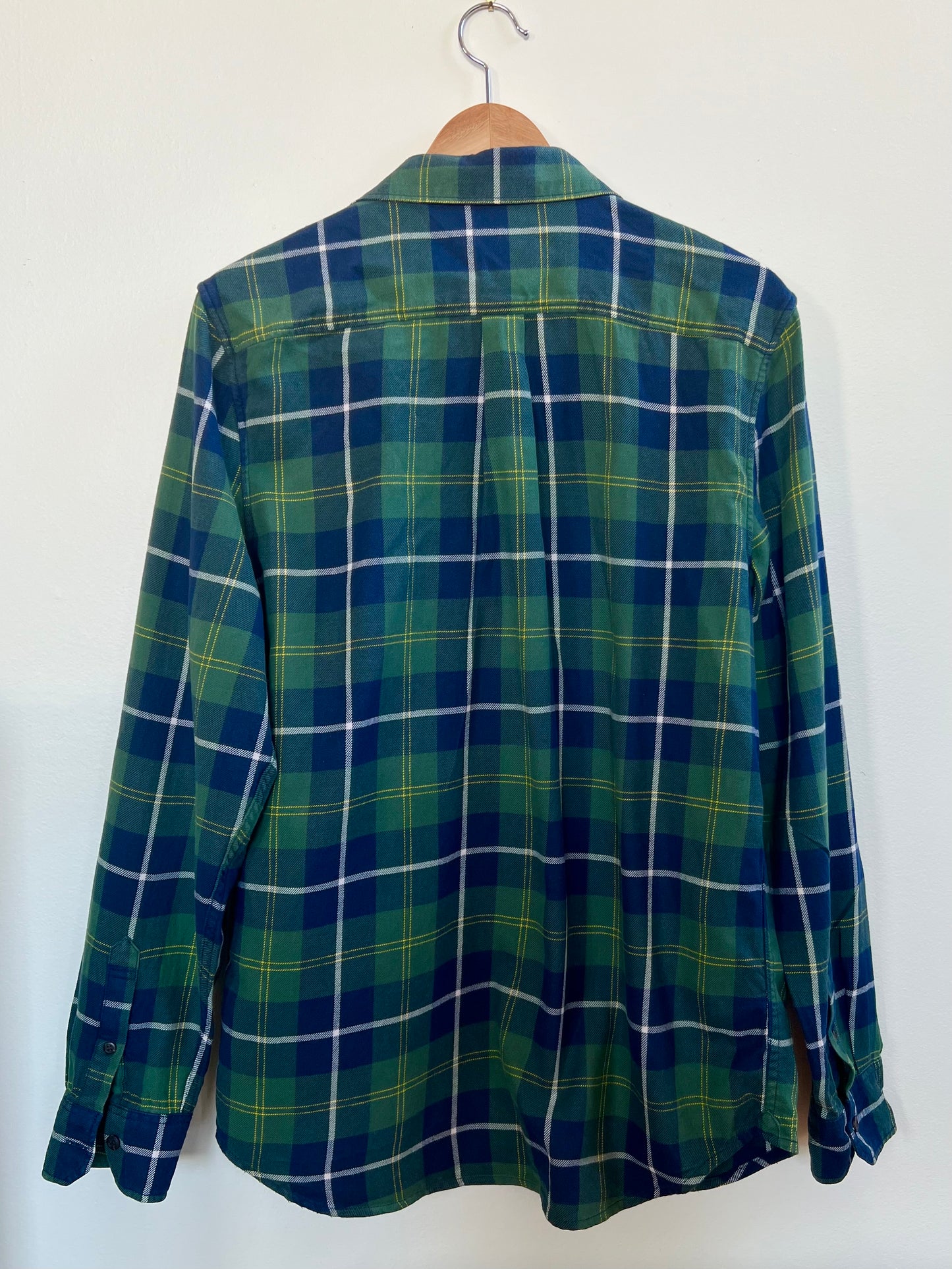 "Vans" blue & green shirt - Size S