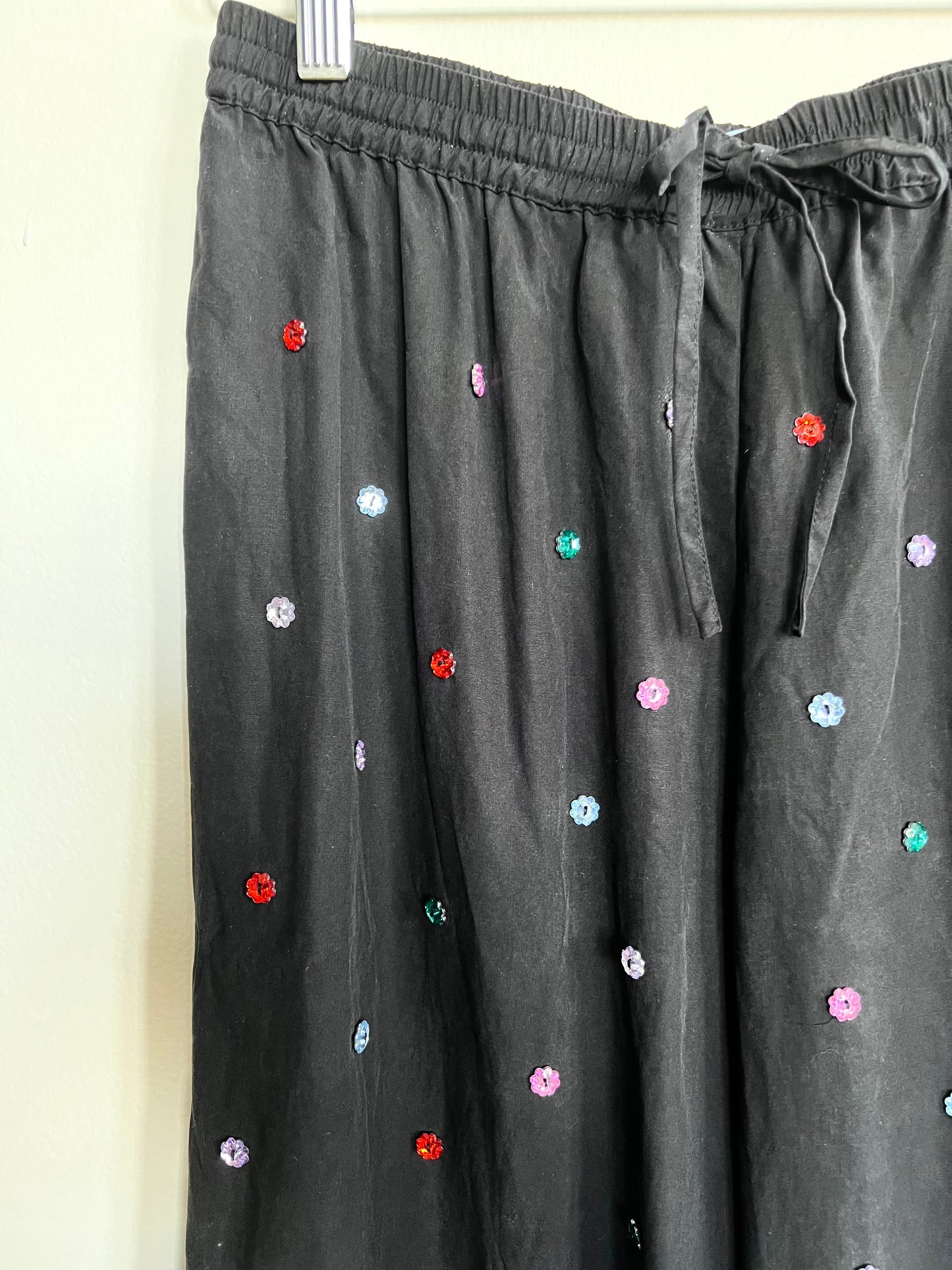 "Hill House" jewel black pants - Size M