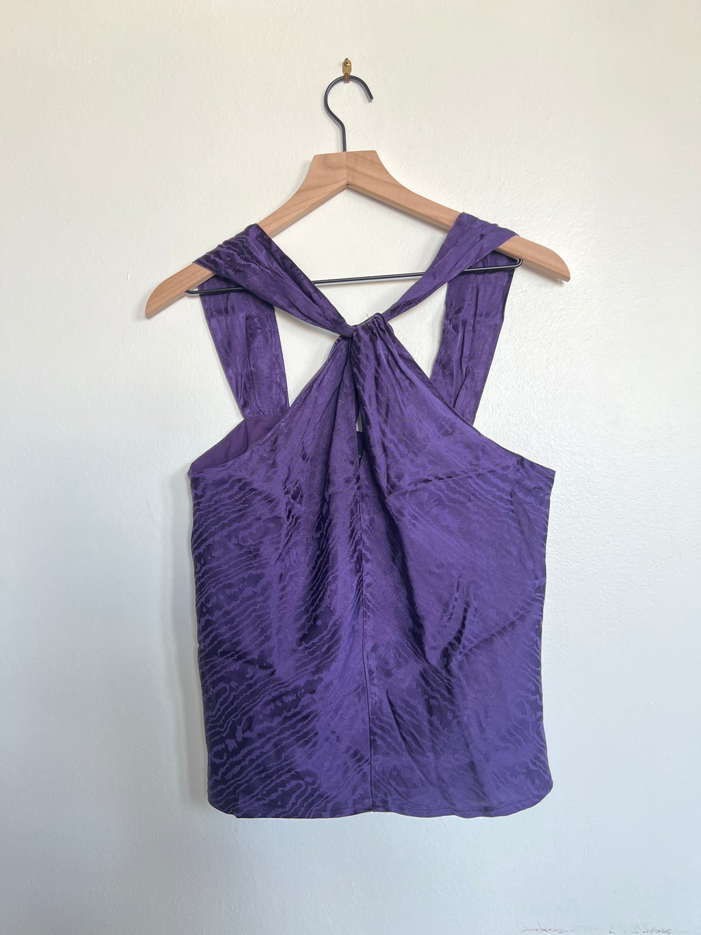 "Banana Republic" purple animal print top - Size S