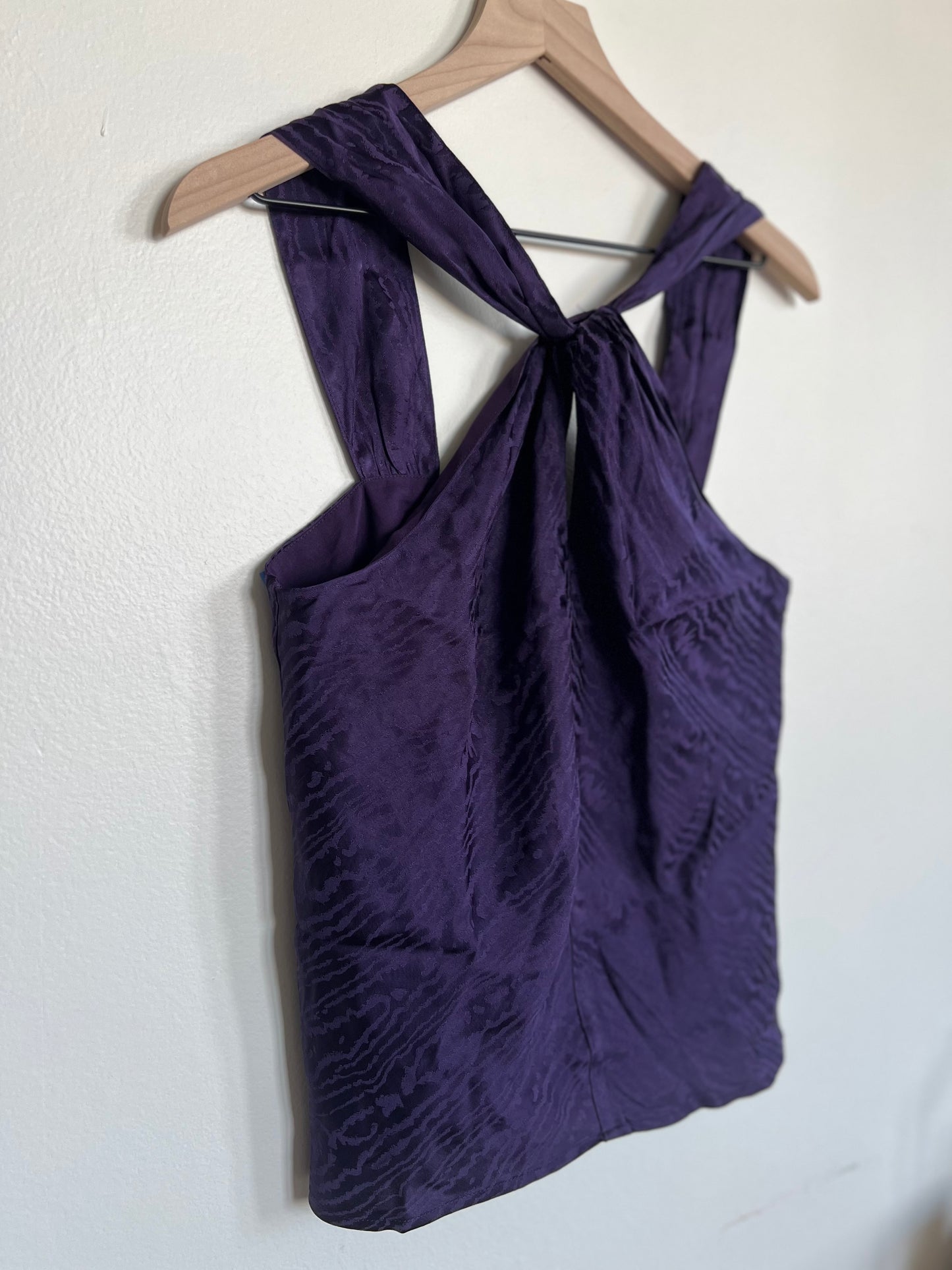 "Banana Republic" purple animal print top - Size S