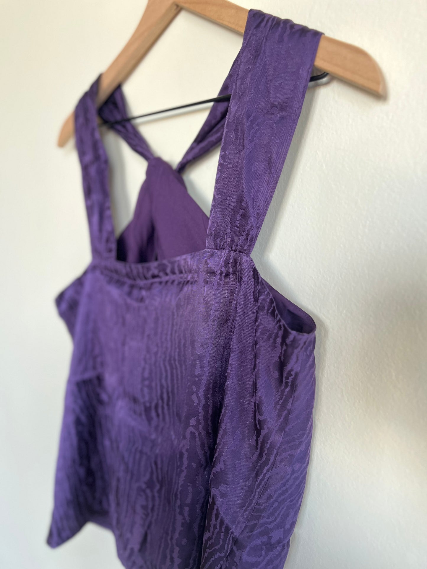 "Banana Republic" purple animal print top - Size S