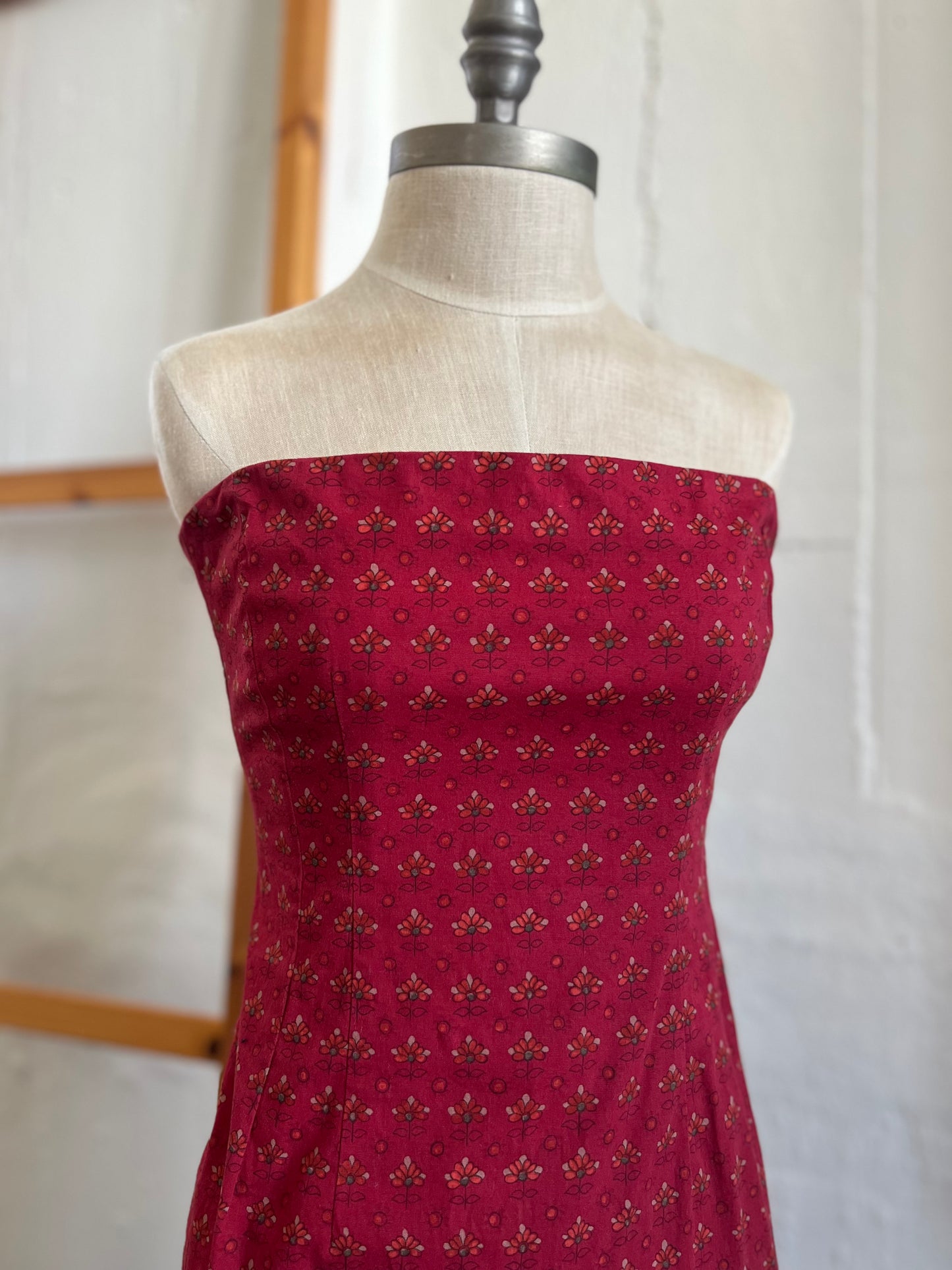 "Ralph Lauren" strapless red mini dress - Size 6