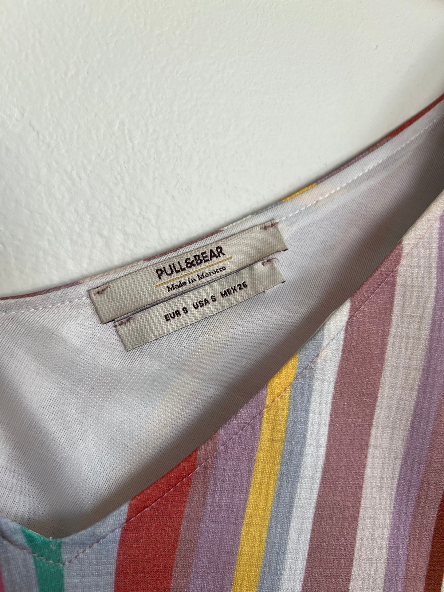 "Pull & Bear" colorful stripes dress / Size S