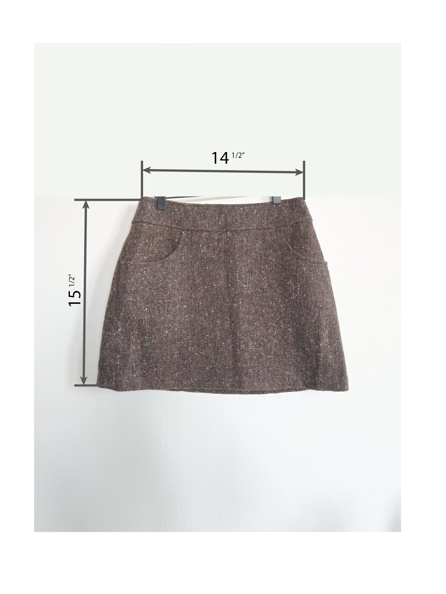 "Express Compagnie Internationale" wool skirt -Size 9/10