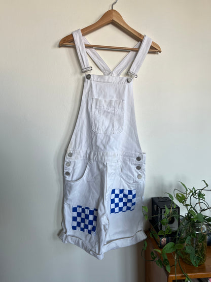 "boohooMAN" Relaxed Fit Short Overalls / Size 28 / Unisex