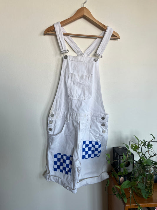 "boohooMAN" Relaxed Fit Short Overalls / Size 28 / Unisex