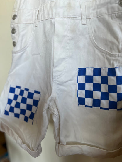 "boohooMAN" Relaxed Fit Short Overalls / Size 28 / Unisex