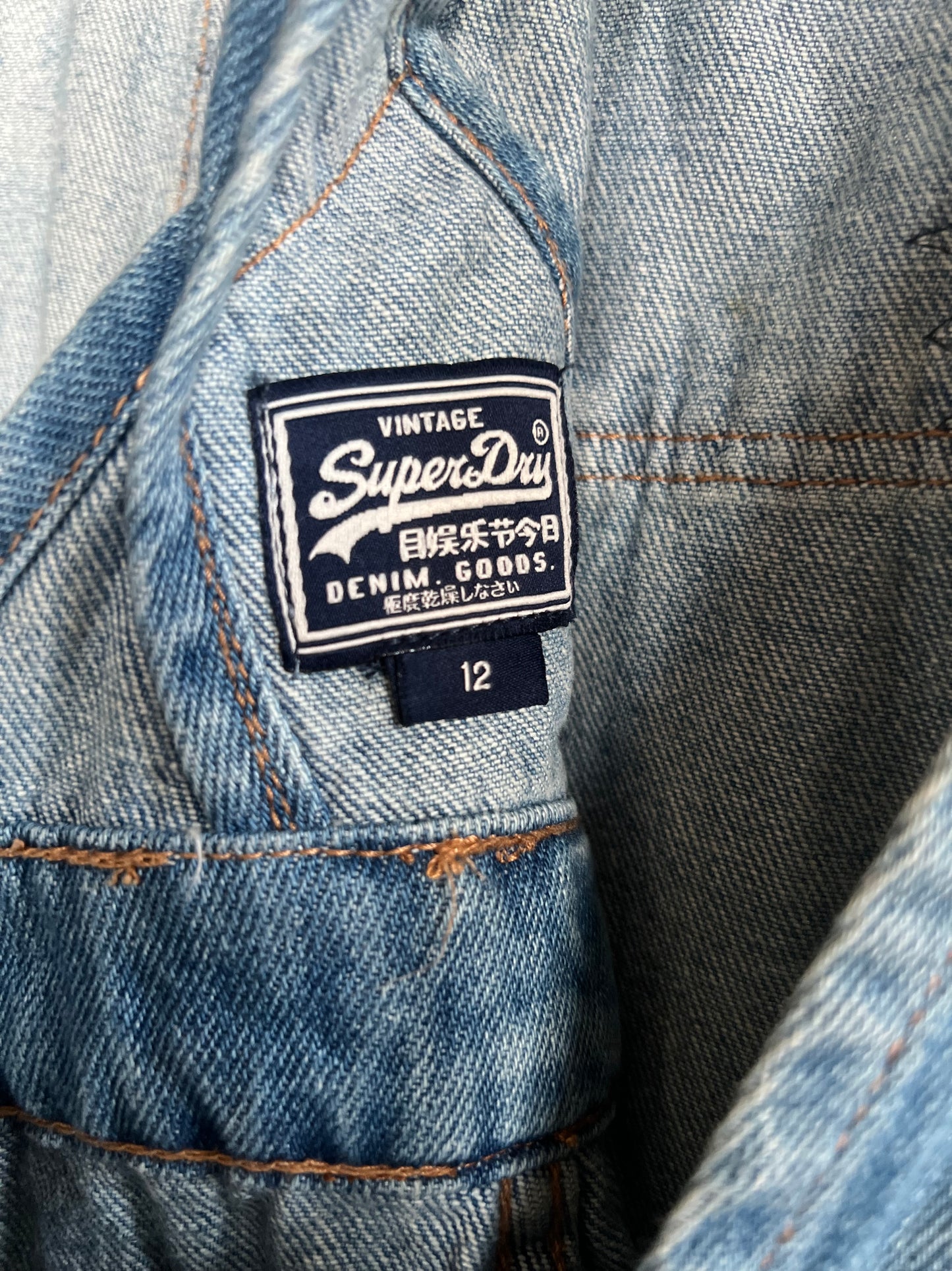 "Vintage superdry" jeans overall / Size 12