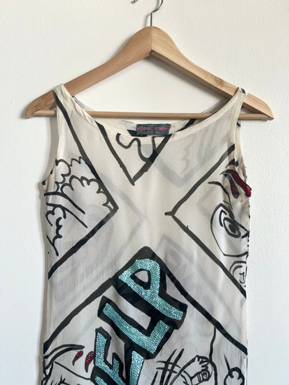 "Fish Fry"see through dress / Size XS - S