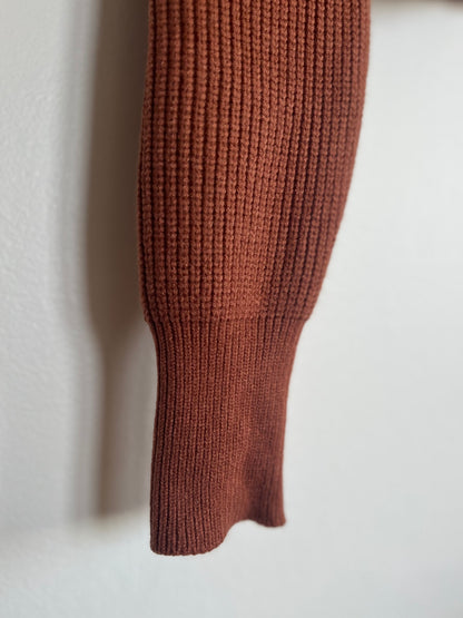 "Forever 21" burnt orange cropped sweater / Size M