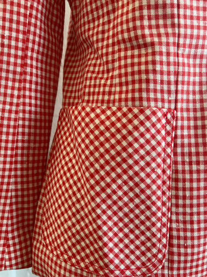 VINTAGE "JH Collectibles" plaid blazer / See measurements