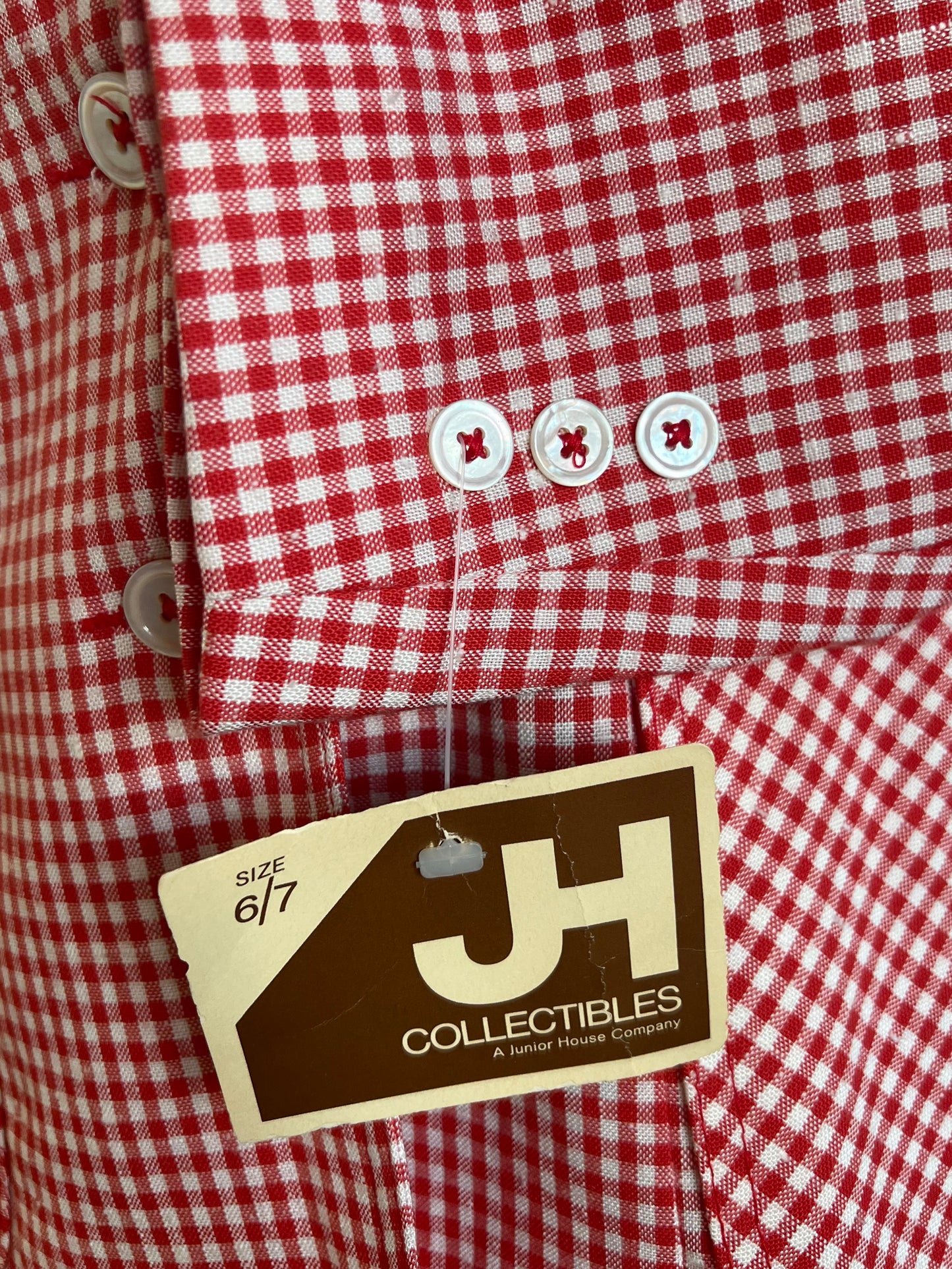 VINTAGE "JH Collectibles" plaid blazer / See measurements