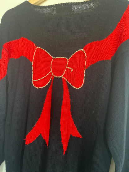 "Maurada" embellished face sweater / Size M