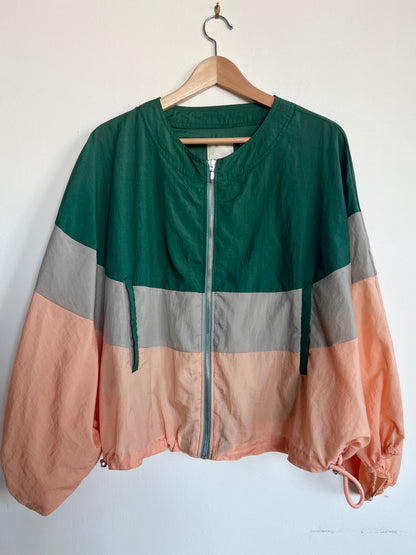 Anthropologie "Elevenses" color-block jacket / Size XS