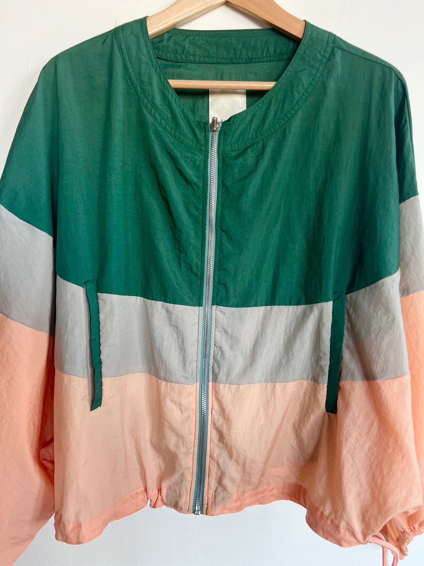 Anthropologie "Elevenses" color-block jacket / Size XS