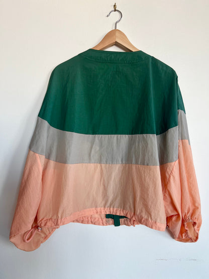 Anthropologie "Elevenses" color-block jacket / Size XS