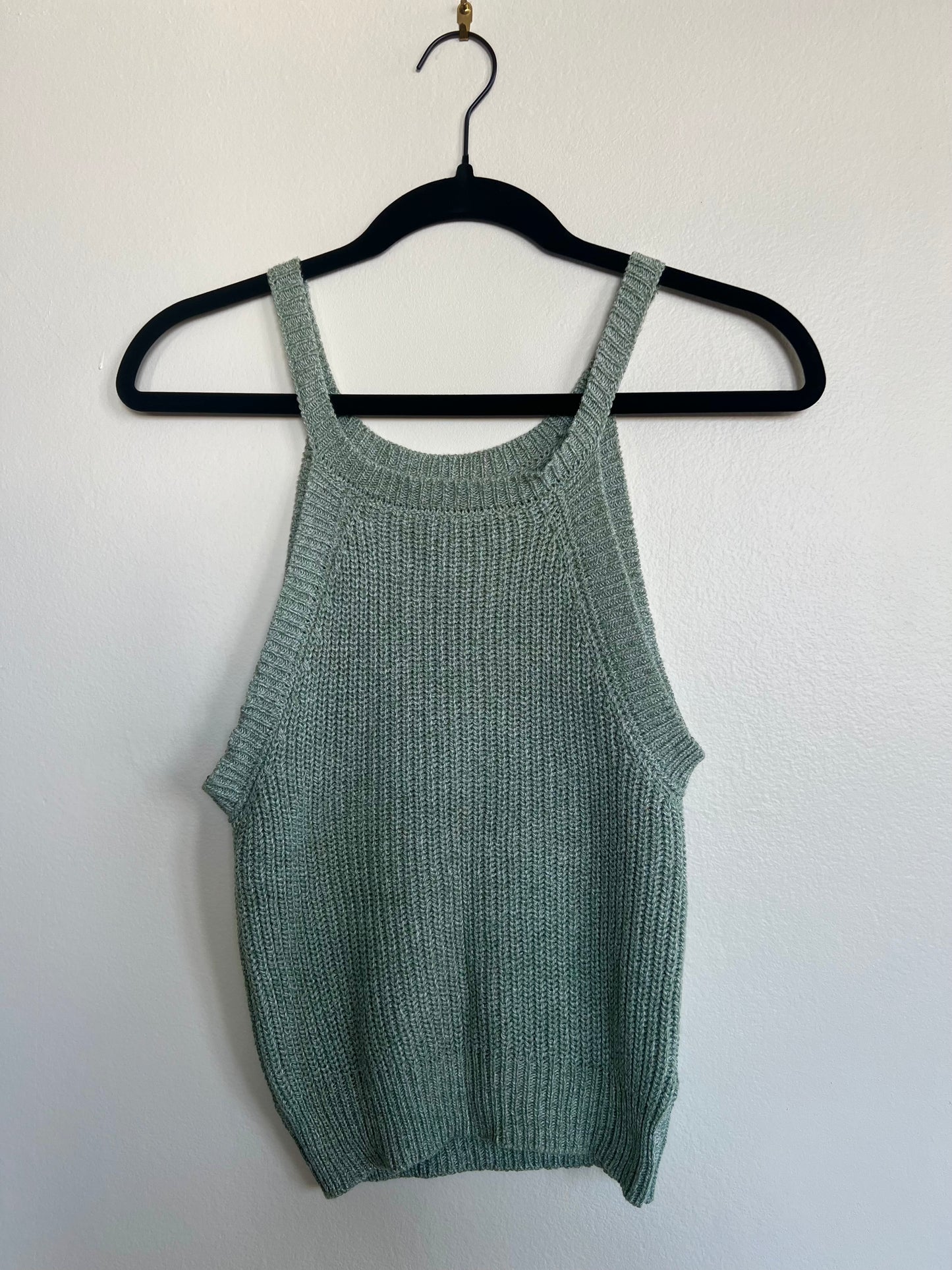"Ultra flirt" knit halter tank top - Size S