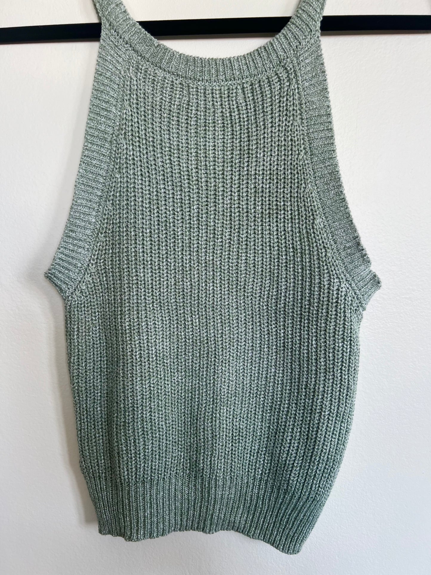 "Ultra flirt" knit halter tank top - Size S