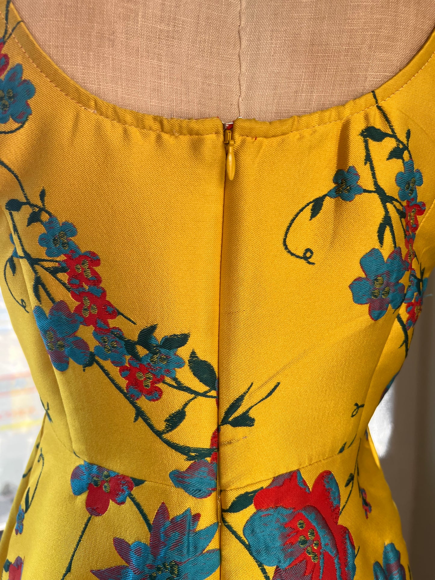 "LPA" Yellow Floral dress - Size M