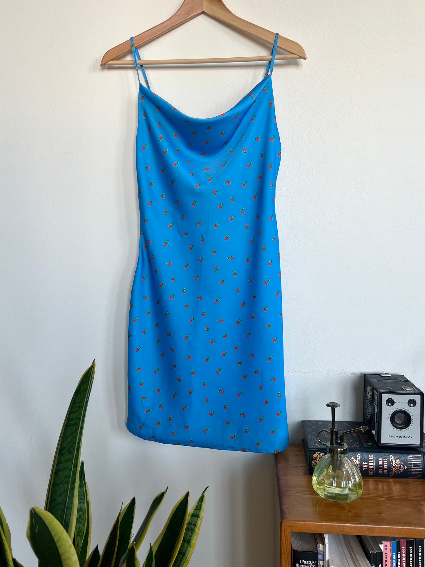 "Urban Outfitters" Ditsy Strawberry Print Mini Dress -Size S