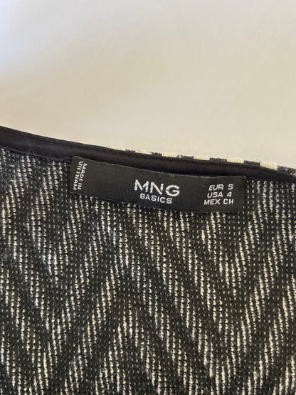 "MANGO" black & white dress- Size S