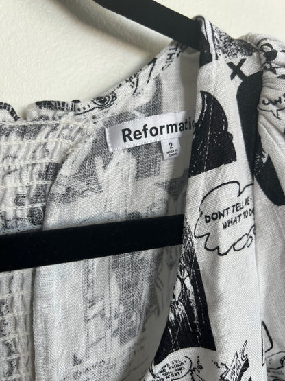 "Reformation" Temecula linen dress / Size 2