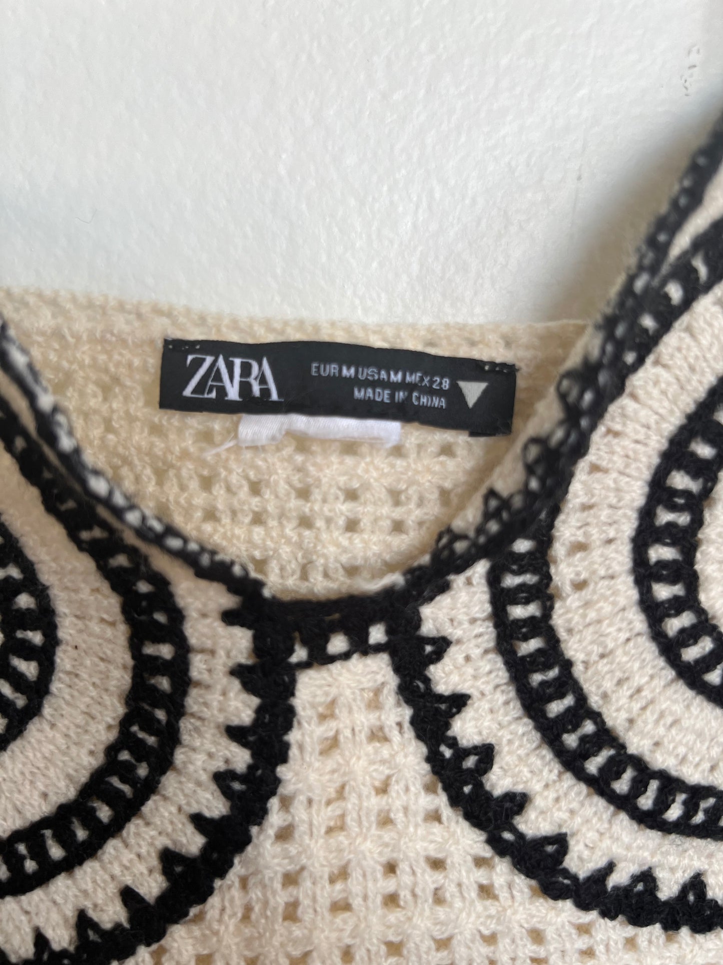 "ZARA" crochet corset top / Size M