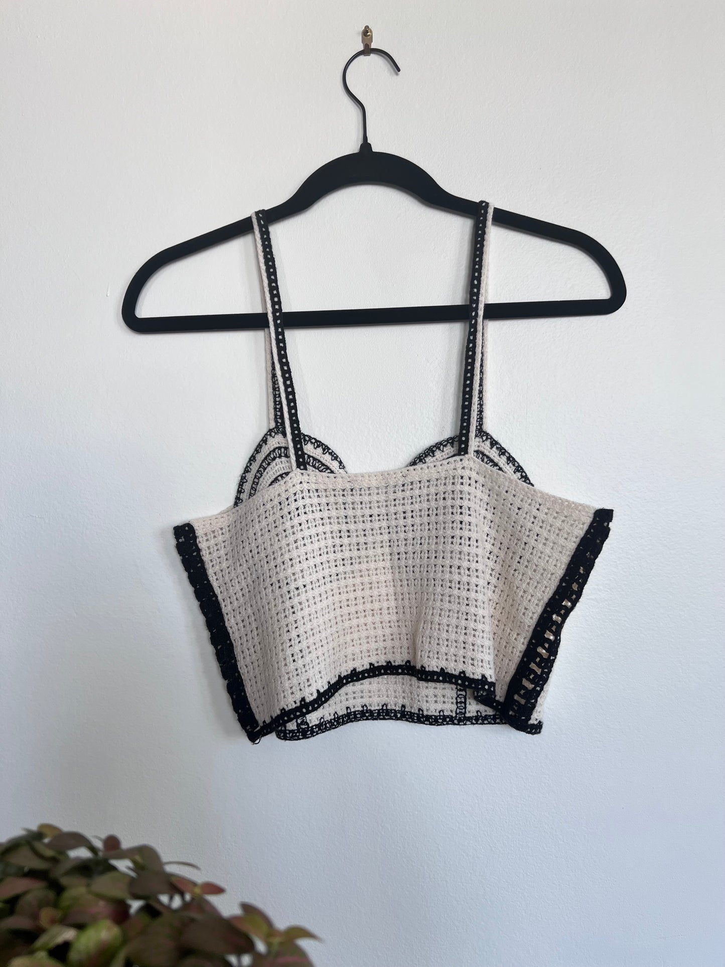 "ZARA" crochet corset top / Size M