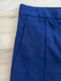 "DIANE VON FURSTENBERG" - navy blue pleat front pants / Size 4