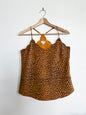 "J. Crew" - Leopard Scalloped Cami Tank Top / Size 2