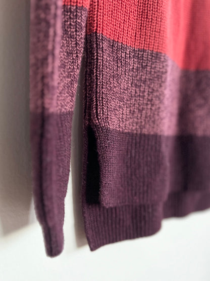 "Goodthreads" Cotton Shaker Stitch Crewneck Sweater / Size XS