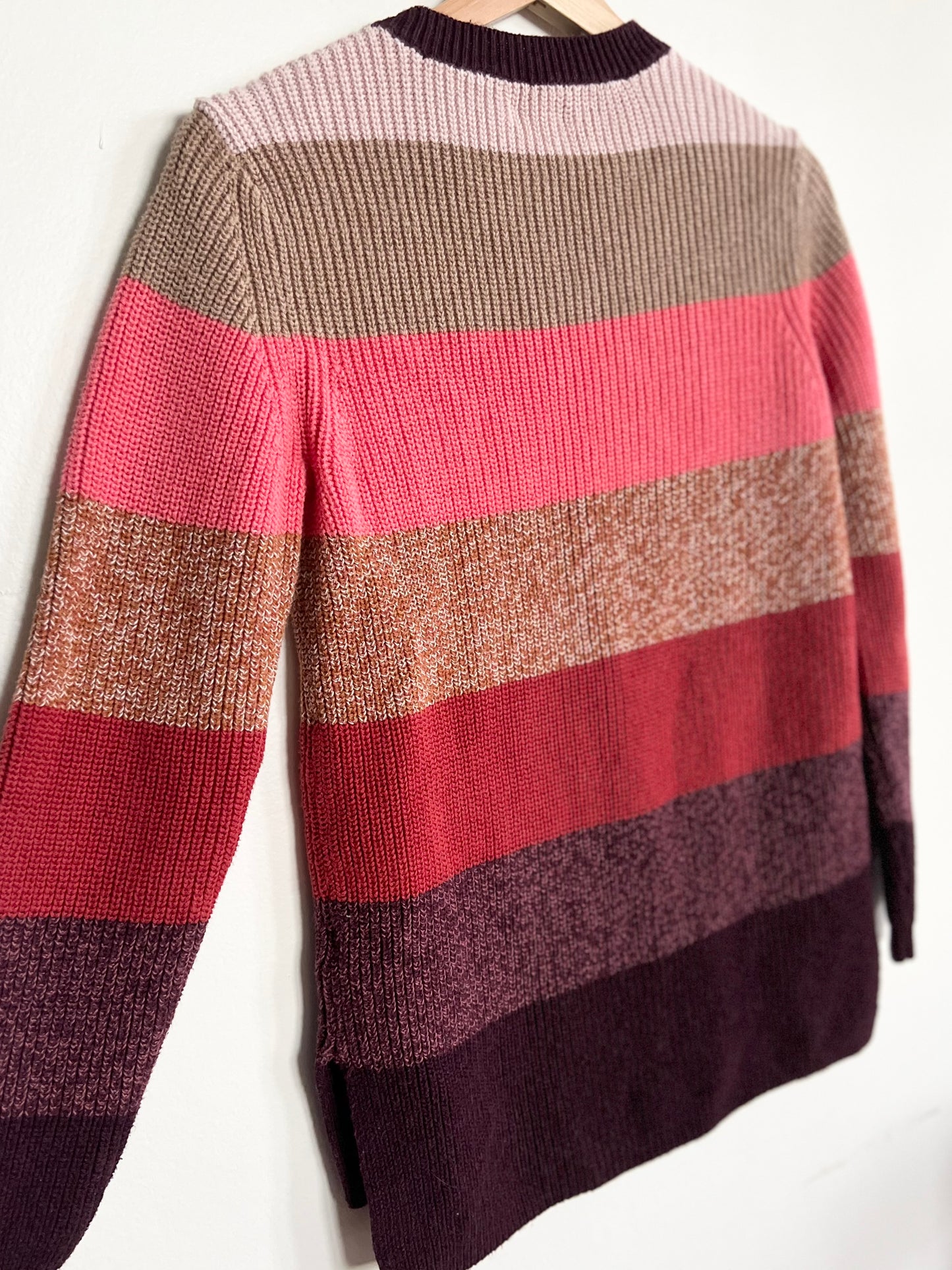 "Goodthreads" Cotton Shaker Stitch Crewneck Sweater / Size XS