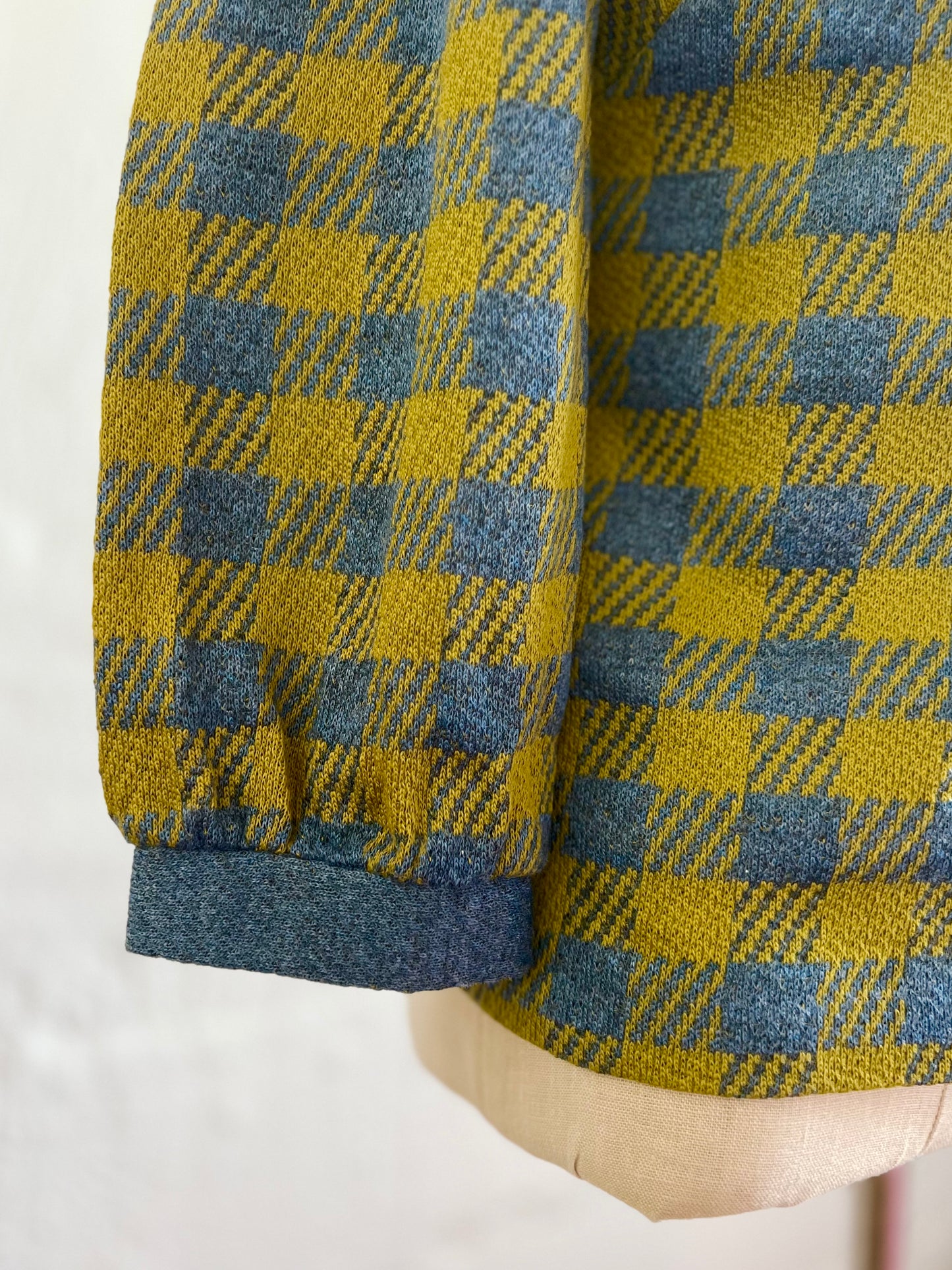 "Koret of California" vintage blue & green checked jacket / See measurements