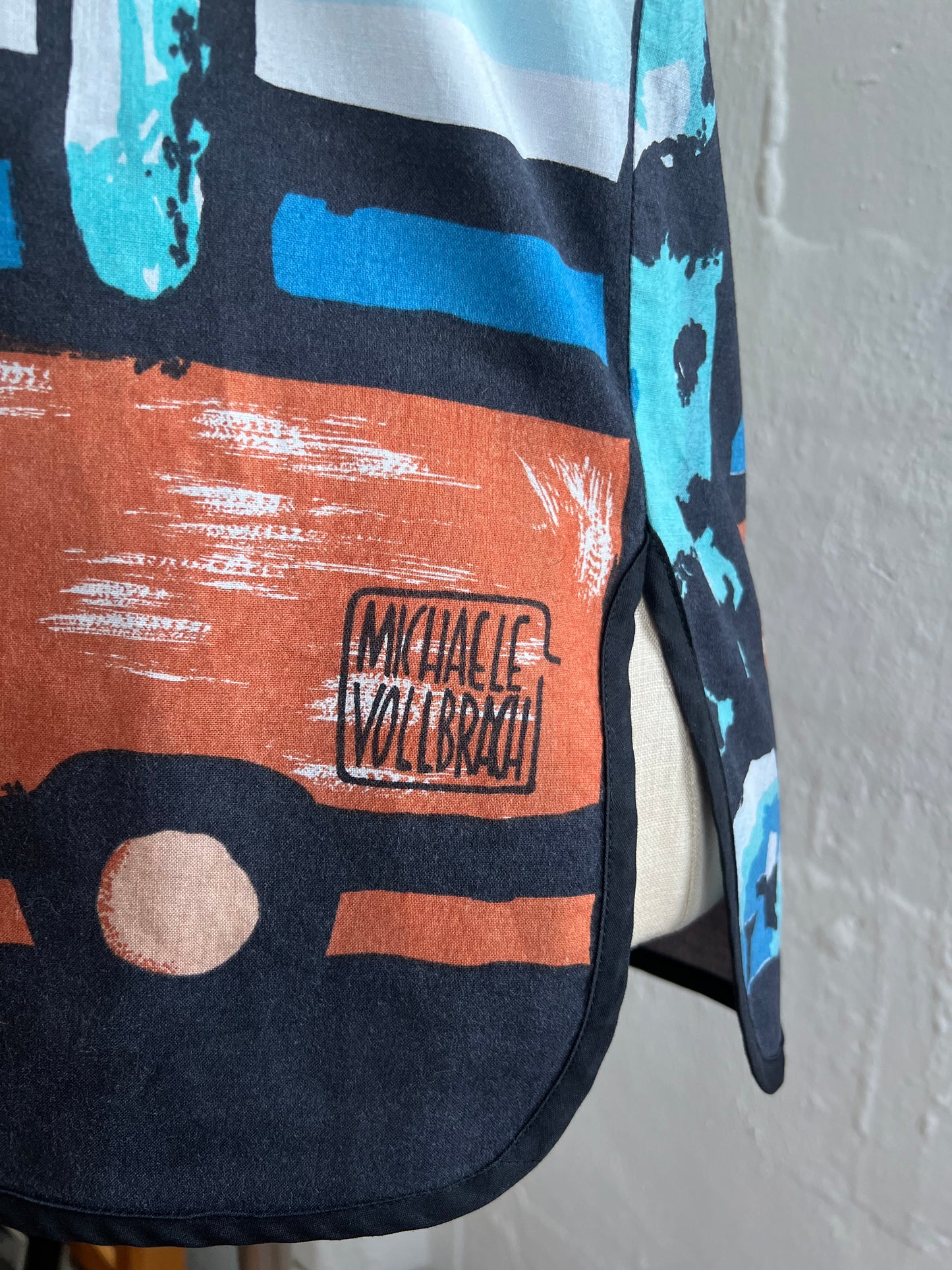 "Michaele Vollbrach" - art to wear- cat bluse / See measurements