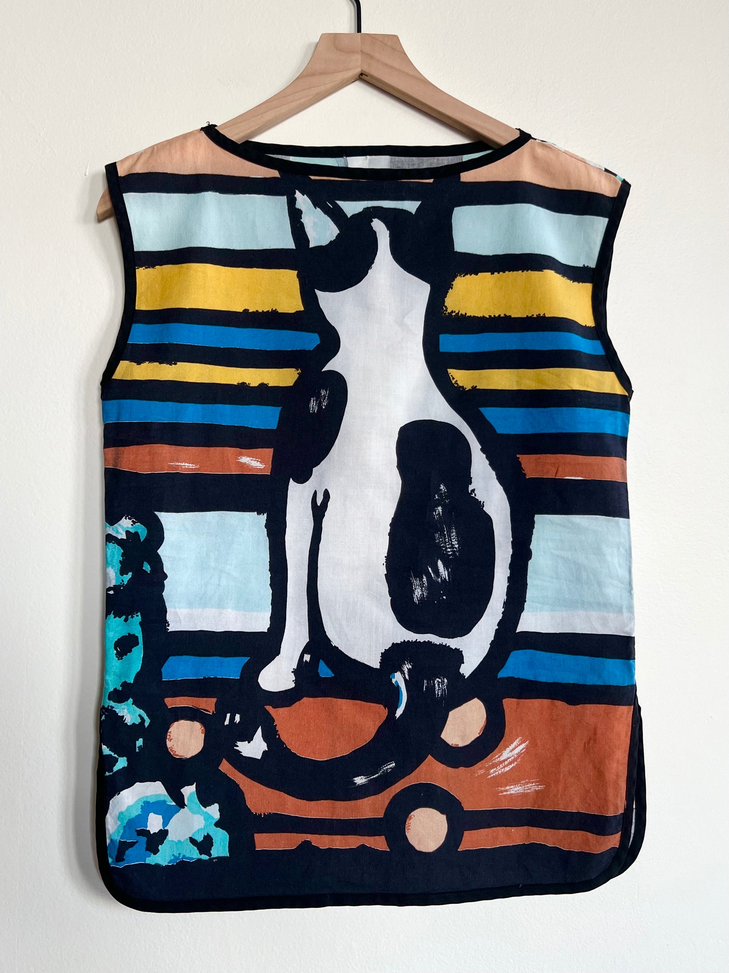 "Michaele Vollbrach" - art to wear- cat bluse / See measurements