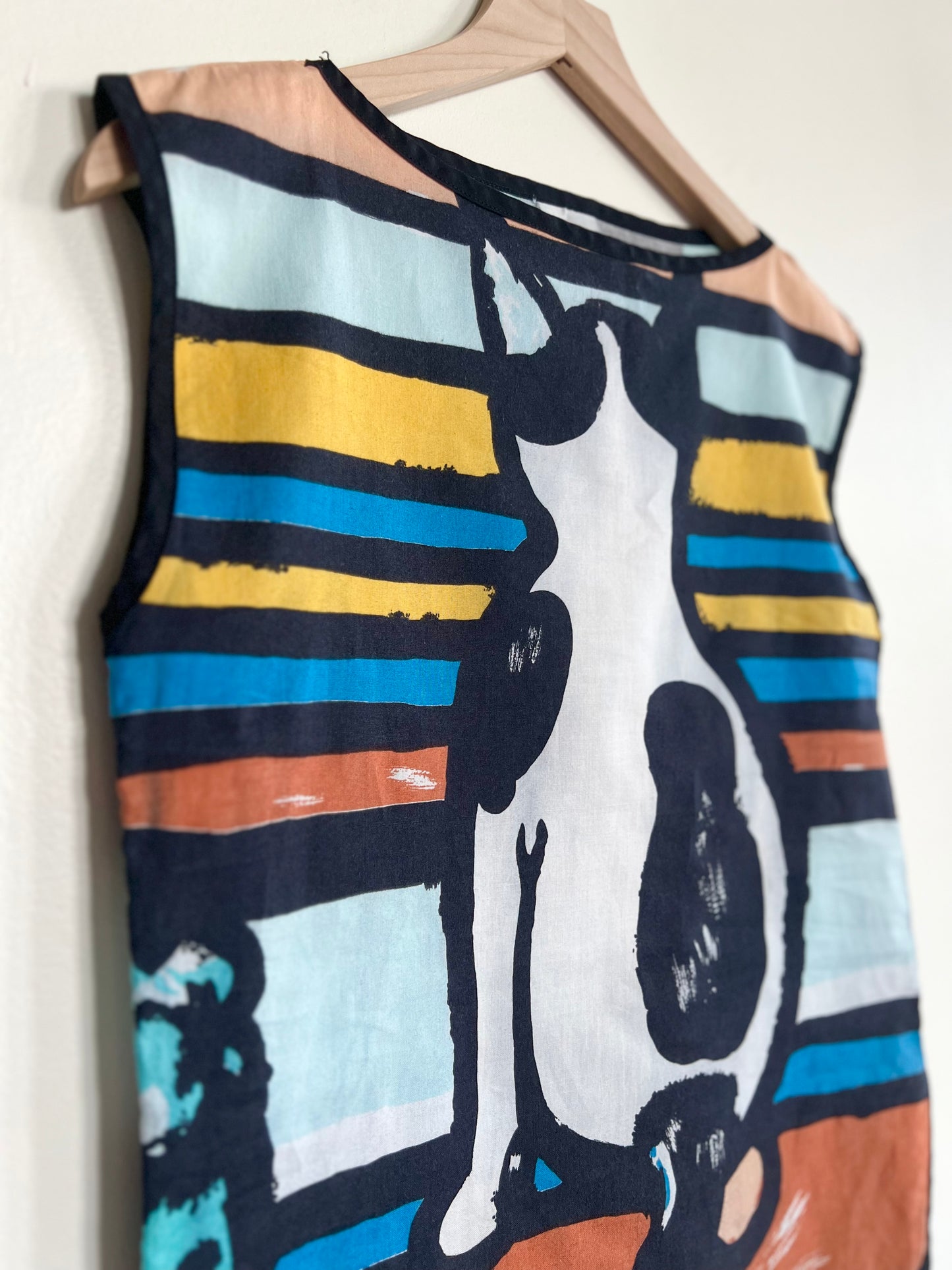 "Michaele Vollbrach" - art to wear- cat bluse / See measurements