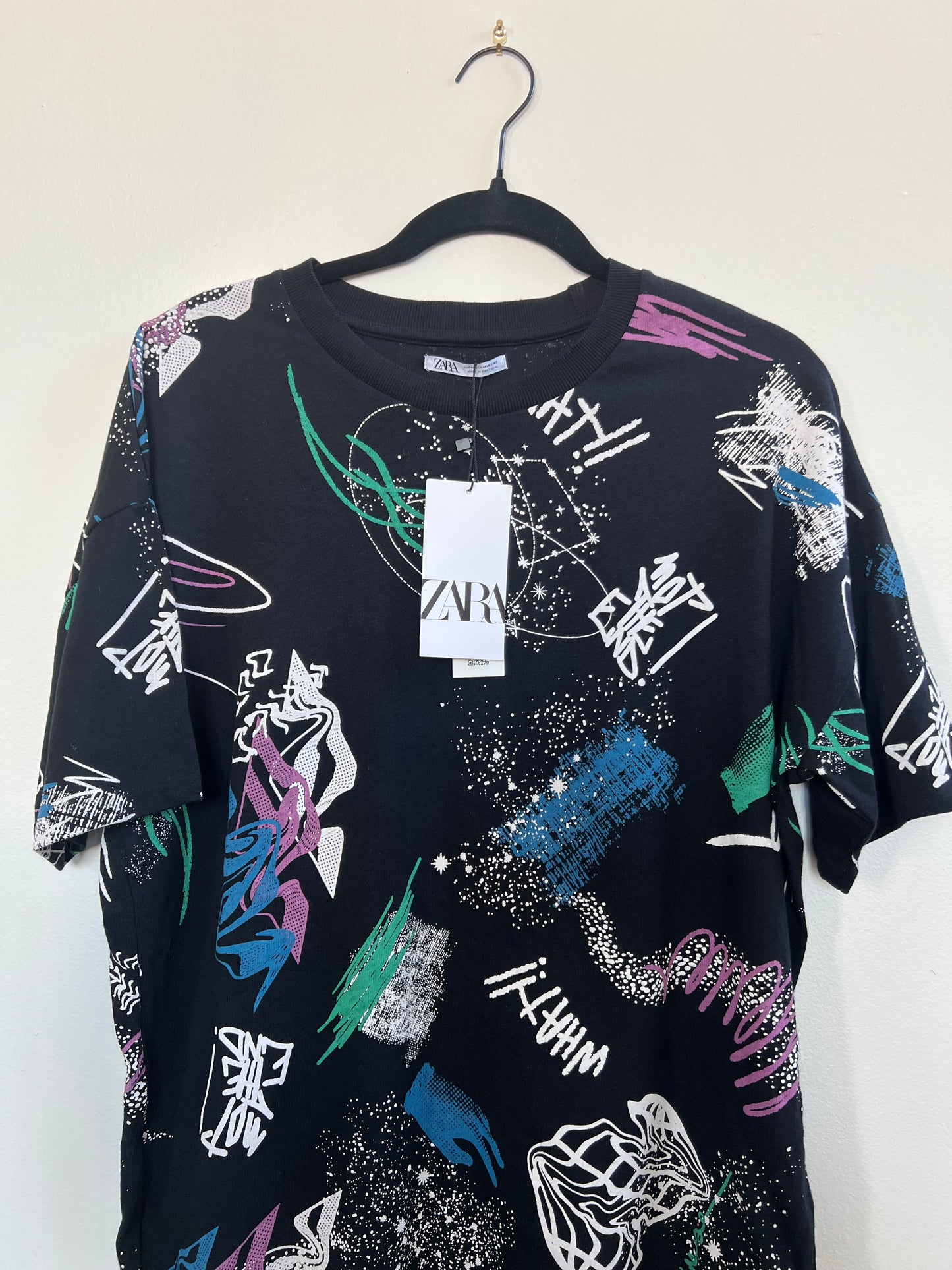 "ZARA" colorful t-shirt / Size M