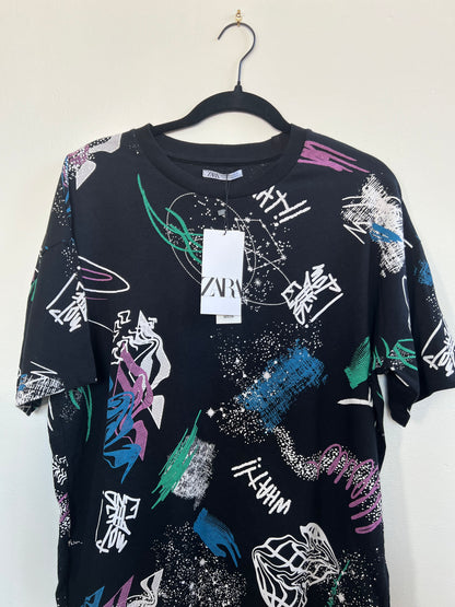 "ZARA" colorful t-shirt / Size M