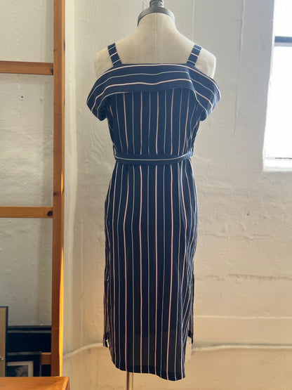 "Lush" dress with stripes - Size XS