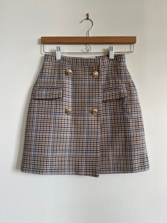 "Paris Atelier & other stories"plaid shirt - Size 0