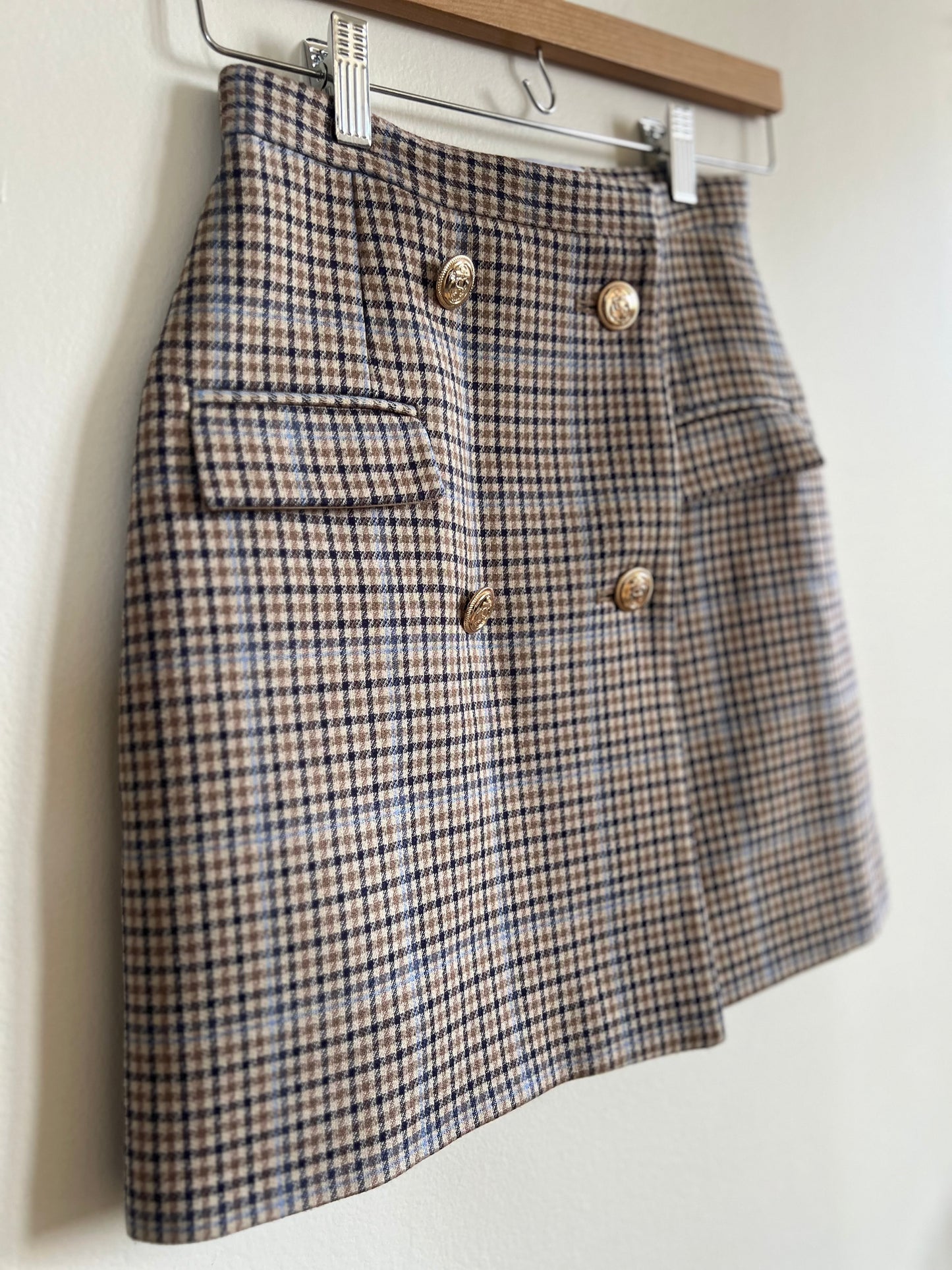 "Paris Atelier & other stories"plaid shirt - Size 0