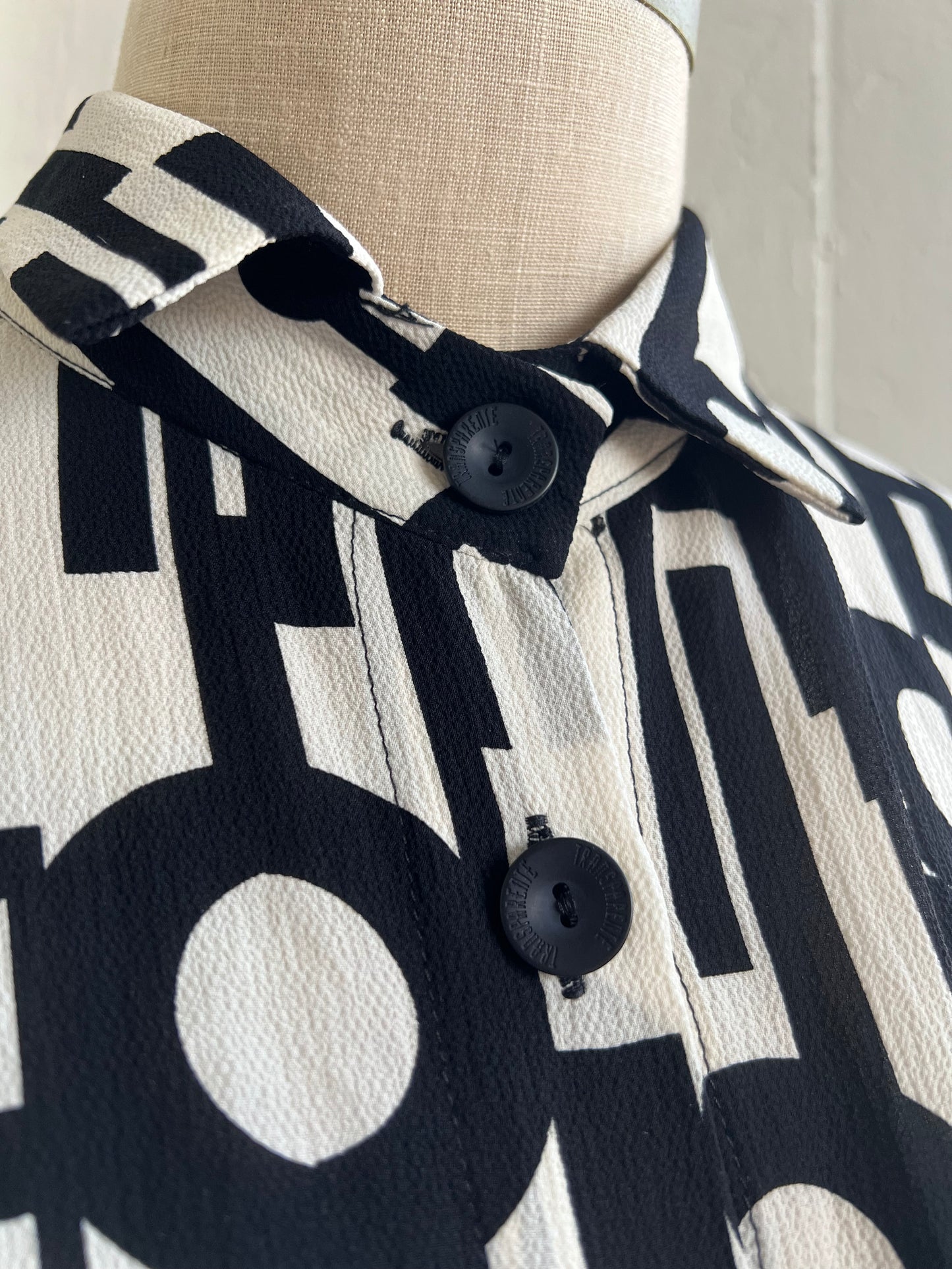 "Transparente" black label dress / Size L